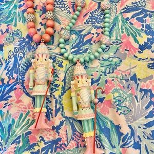 Lilly inspired Christmas nutcracker pieces $35ea